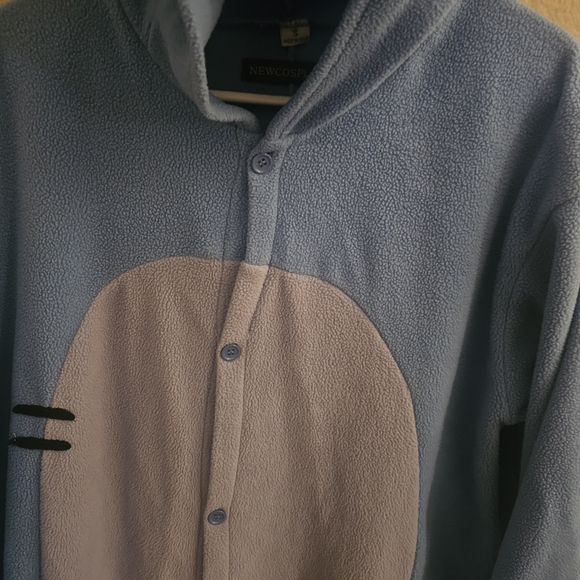 Adorable Blue Eeyore Kids One Piece Footie - Picture 4 of 11